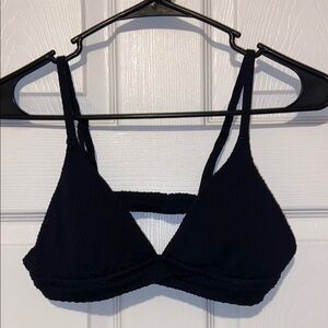 Aerie Black Bikini Top